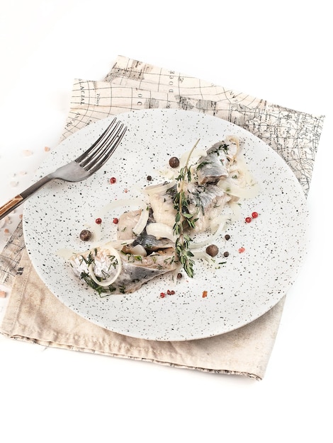 Тарелка с домашним блюдом